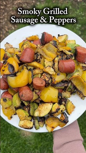 Smoky Grilled Sausage and Peppers
