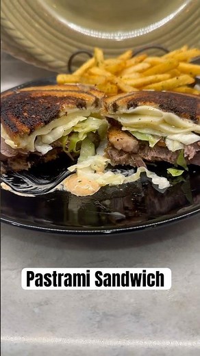 Pastrami sandwich that beats Subway!!!￼