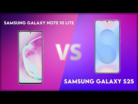 Samsung Galaxy Note 10 Lite vs Samsung Galaxy S25 Technical Comparison