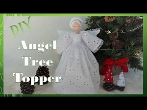 You can do it- DIY White Angel Tree Topper | Huong Harmon