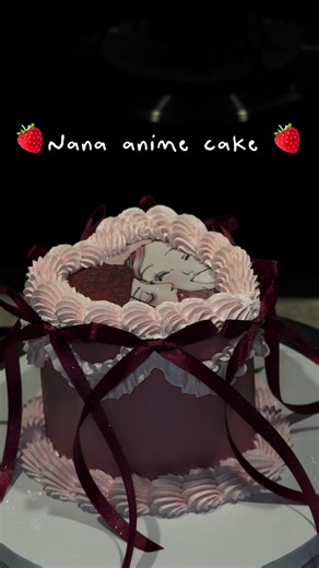 Hey Nana, remember the first time we met ? … 🍓 #nana #anime #animecake #nanacake #mkbaker