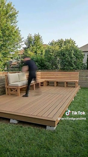 DIY Floating Deck Build: How I Built a Backyard Deck They Said Would Collapse