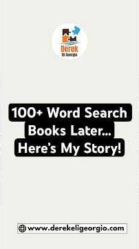 100+ Word Search Books Later… Here's My Story!