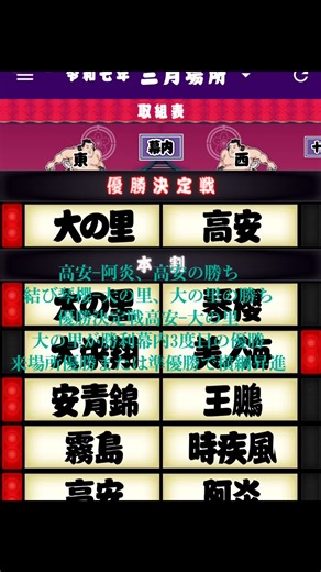 #ヒカキンボイス #大相撲大阪場所 #琴櫻 #高安#大の里優勝#大相撲ファン #大相撲大阪場所 #優勝決定戦