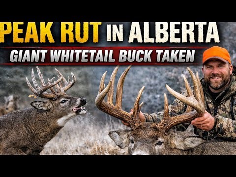 Peak Rut in Alberta: Giant Whitetail Buck Taken