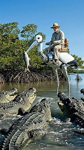 Experimental Fish Catcher Robot Stork Bird 🐟🦅 #innovation #entertainment #handmade #tools #Robot | Riyad Mahmud