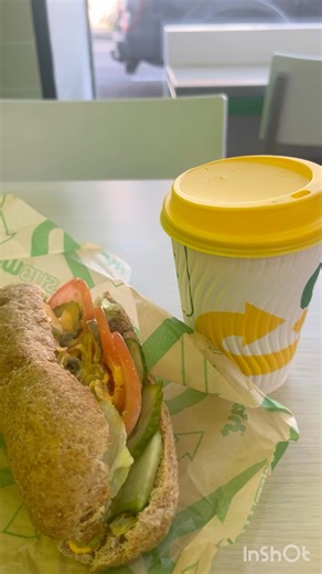 UK subway breakfast with coffee only £4.50