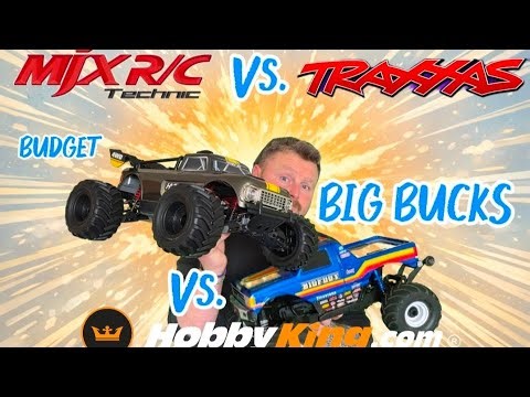 Budget Vs. Big Bucks: Can the MJX 10210 Beat a Traxxas Bigfoot 4x4 BL-2s?!