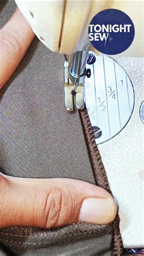 The Perfect Blind Hem 😍 Sewing Tutorial #shorts #Sewing