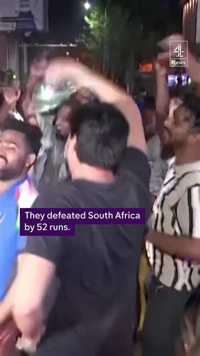 People all over India are celebrating after the women’s cricket team defeated South Africa on Sunday night to secure their first-ever Women’s World Cup title. This triumph places India alongside Australia, England, and New Zealand as the only nations to have won the prestigious trophy. | Channel 4 News