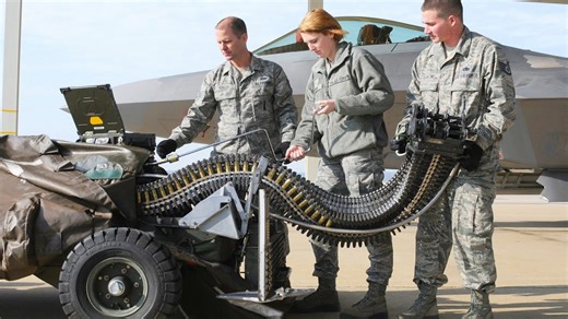 Equipping the F-22 with advanced ammunition for enhanced performance