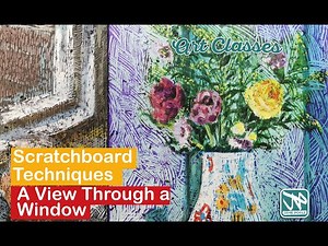 Scratch board Techniques - How to make a scratch board with Jamie Poole - Scraper board Tutorial