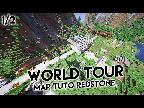 LA VISITE DU LABO ! | World Tour Map Tuto Redstone (1/2)