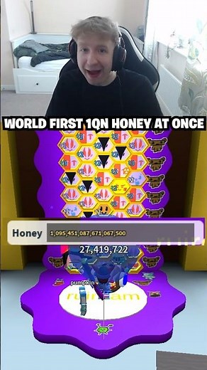 WORLD FIRST HIGHEST HONEY AT ONCE (Bee Swarm Simulator)