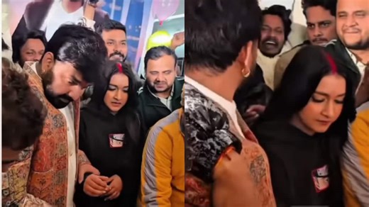 Pawan Singh’s 40th birthday bash sparks buzz as fans spot ‘Sindoor-clad’ mystery woman with him, video goes viral