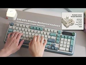 RK Royal Kludge S98 | Linear Switch Typing Sound Test