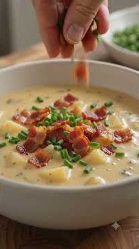 Cheddar Potato Soup | Creamy, Cheesy & Comforting 🥔🧀🥣