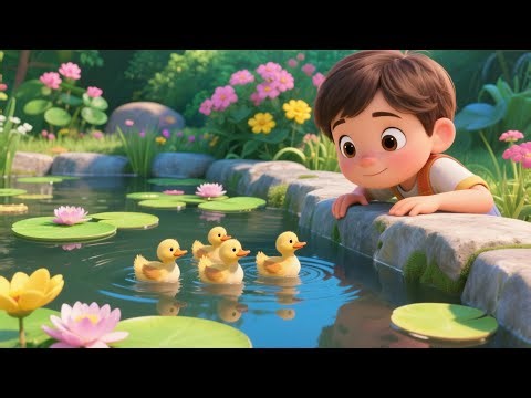 "Ducky Wings Go Flap, Flap, Flap 🐥 | Fun Action Rhyme for Toddlers | UK Nursery Rhyme"