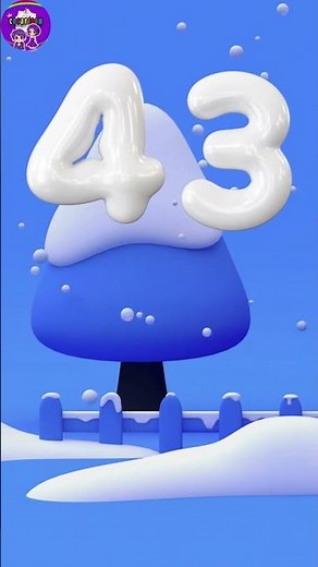 Snow 123 Song - Learn to Count from 1 to 10 | #123song #numbersong #123go #kidssongs #nurseryrhymes