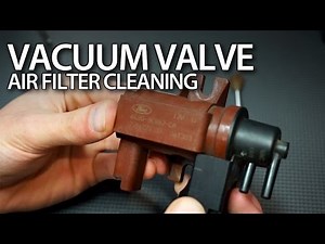 How to clean vacuum valve air filter in 1.6 & 2.0D TDCi, HDi engines (Volvo Ford Citroen Peugeot)