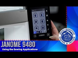 Sewing on the Janome Memory Craft 9480QC