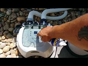 HIGH SALT WARNING INTEX GRAPHITE PANNEL POOL