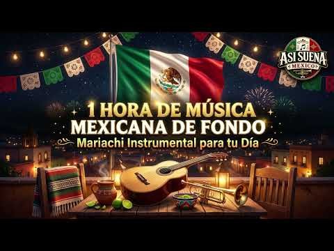 1 HORA DE MÚSICA MEXICANA DE FONDO 🎻 Mariachi Instrumental para tu Día