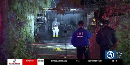 Animals rescued from garage fire in Willington