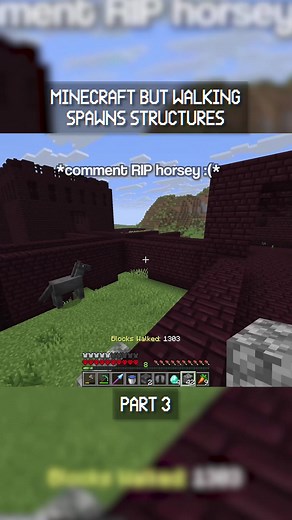 Minecraft, But Walking Spawns Structures! Part 3