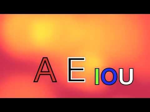 The AEIOU Vowel song