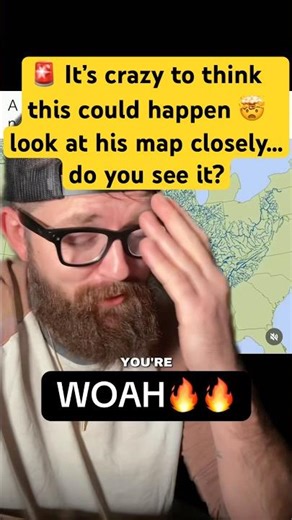It’s crazy to think this could happen 🤯 look at his map closely…do you see it?