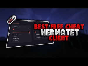 BEST FREE MINECRAFT EXTERNAL GHOST CLIENT | HERMOTET CLIENT SHOWCASE (BYPASS LUNAR, BLC & SS TOOLS)