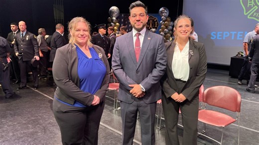 'It's historic': Edison welcomes first female firefighters to department