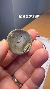 Suspected cloak clasp, what do you think? #detecting #artefacts #metaldetecting