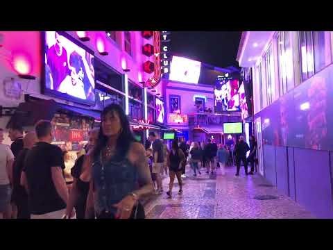 Night life in Albufeira, Portugal - September 2025