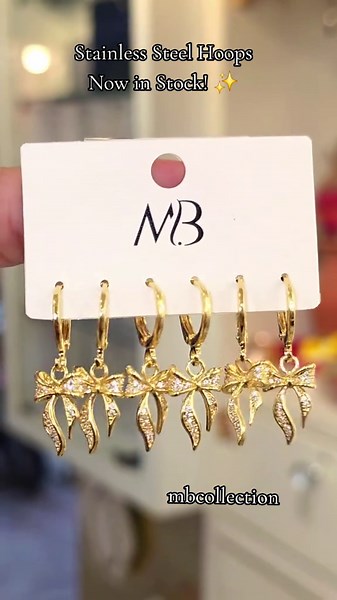 Stainless Steel Hoop Earrings - Nepal Delivery | mbcollection