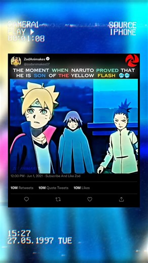 The Moment Naruto Proved He is the Son of the Yellow Flash ⚡🔥|#anime #naruto