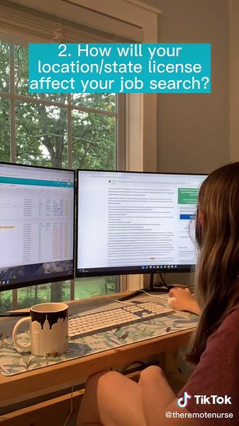 How to find remote nursing jobs online! #remotenurse #remotenursing #telehealthnurse