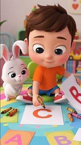 Learn the Alphabet ABC 🔤 | Boy Learns Letters A–Z | Educational Video for Kids