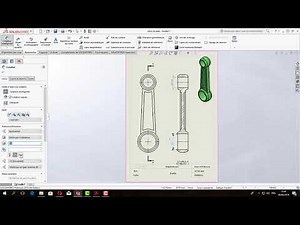 SolidWorks Tutorial : Tuto 2.2 Bielle Mise en page