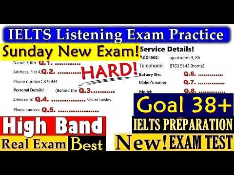 IELTS LISTENING PRACTICE TEST 2025 WITH ANSWERS | 12.10.2025