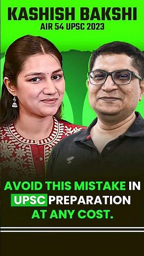 Avoid this mistake in UPSC preparation at 'Any Cost' | UPSC Topper Kashish Bakshi, with Mrunal Patel