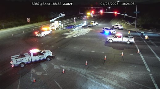 SR-87 southbound reopens at Shea Boulevard after crash