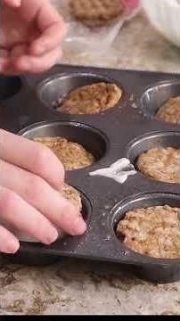Sausage Stuffed Blueberry Muffins