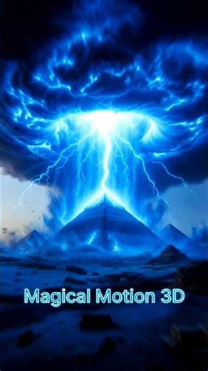 The Pyramids just transformed! 😱⚡ #Shorts #MagicalMotion3D