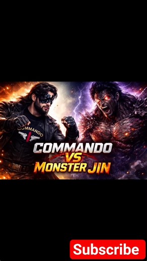 Commando vs Monster Jin 🔥 Ultimate Fight | Who Will Win? 😱 #ytshorts#ytviral #commando #action