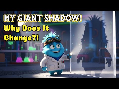 The Bouncing Shadow! 🔦 | Why Do Shadows Change Size? | Light & Distance!