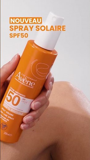 INNOVATION SOLAIRE | Spray solaire SPF50 Eau Thermale Avène