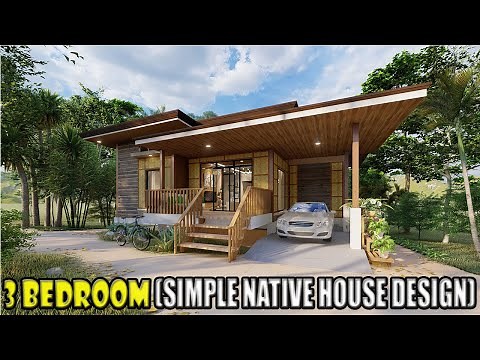 AMAKAN NATIVE HOUSE DESIGN | 3 BEDROOM (11X12M) | ELEVATED MODERN NATIVE HOUSE | MET DESIGN