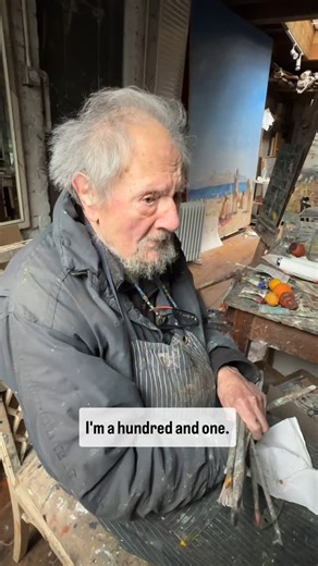 SARAH EYTON on Instagram: "Anthony Eyton RA. Painting demo episode 27… “You have revealed your beauty to us, through the mouse…”🐭 Art is nature, nature is art etc… A glimpse through my father’s eyes, as we watch in real time him grappling with the double still life. Taking it all in his stride, including all the complexities and obstacles. For anyone who’s feeling a bit ancient (which can happen at any age!) please take heart from my 101.5-year-old Dad and have a very Happy Tuesday!🙏🏼❤️ #feel